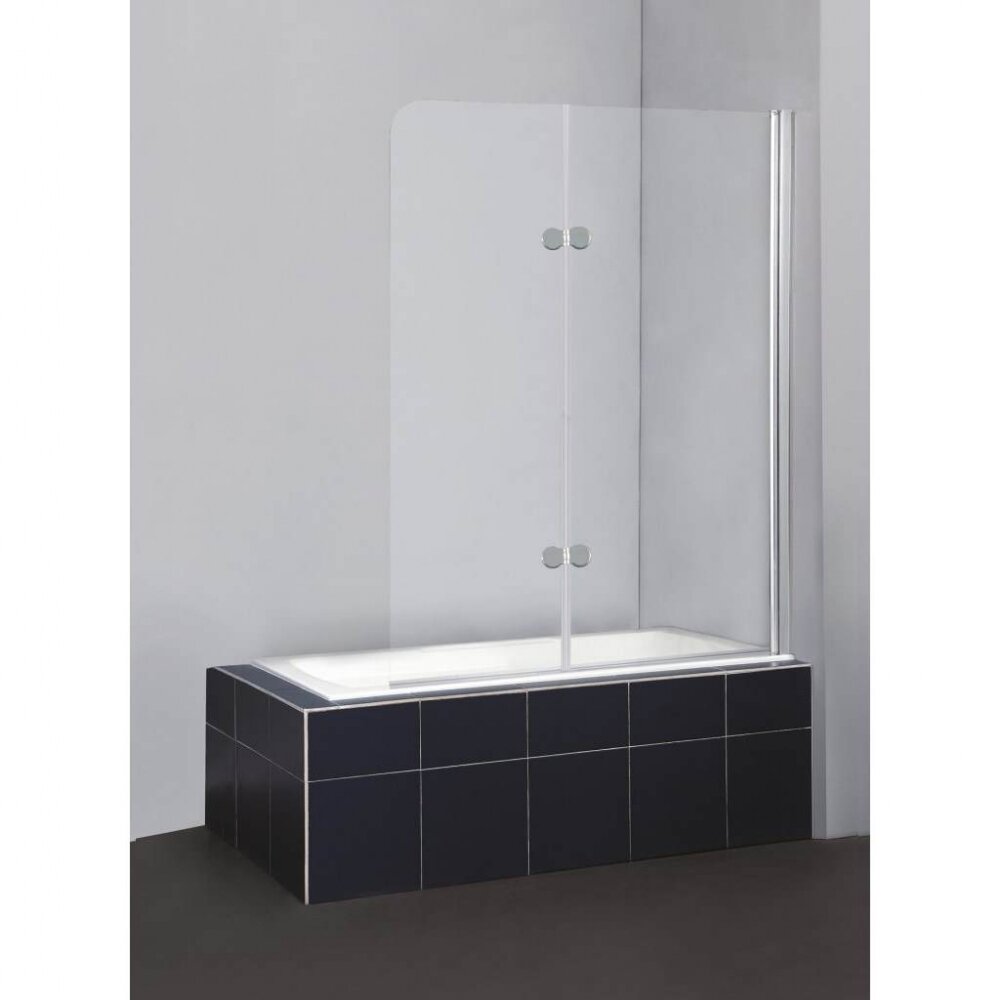 Изображение товара Шторка для ванны BelBagno SELA-V-21-120/140-Cr распашная из закаленного стекла