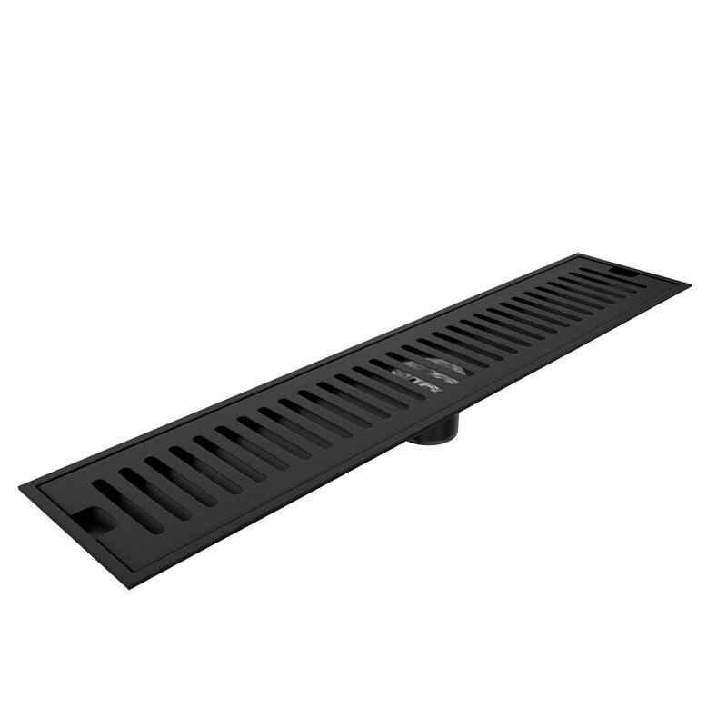 Изображение товара Дренажный канал Corpa Nera Grossi CN90330, 50 см, чёрный матовый