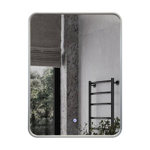 Изображение товара Зеркало Comfortу Сириус 00-00020612 (00-00014193CF), 60 см, LED IC-подсветка холодный свет, сенсор, рама серебро матовое