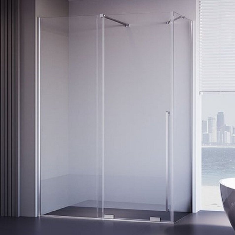 Изображение товара Душевой уголок Veconi Premium Trento PTC50-SP 120x100 см стекло прозрачное хром