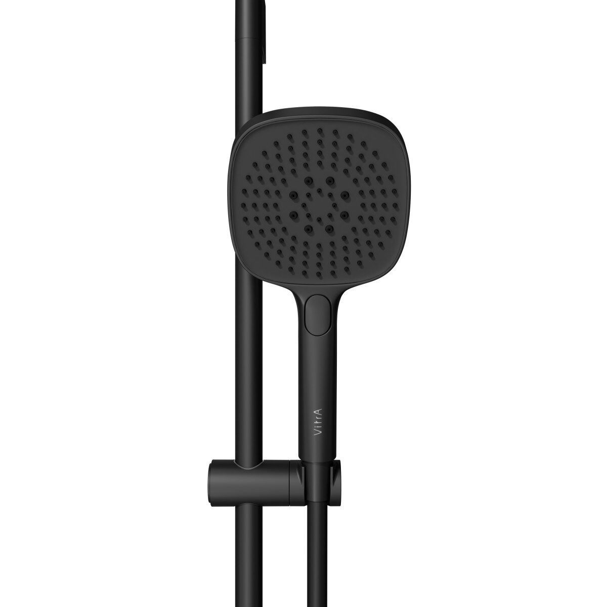 Изображение товара Душевой гарнитур VitrA Core Square A4591736EXP черный матовый монтаж на стену