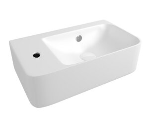 Изображение товара Раковина Corpa Nera Long CN50901/CN50903, 45 см, подвесная, фарфор, левая/правая, белый 