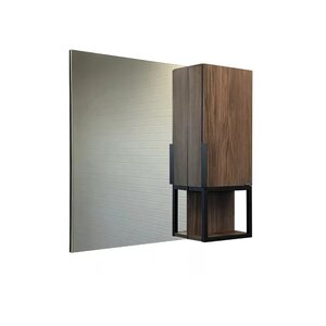 Изображение товара Зеркальный шкаф Comfortу Равенна Лофт 00-00006656 (00-00006656CF), 90 см, дуб темно-коричневый