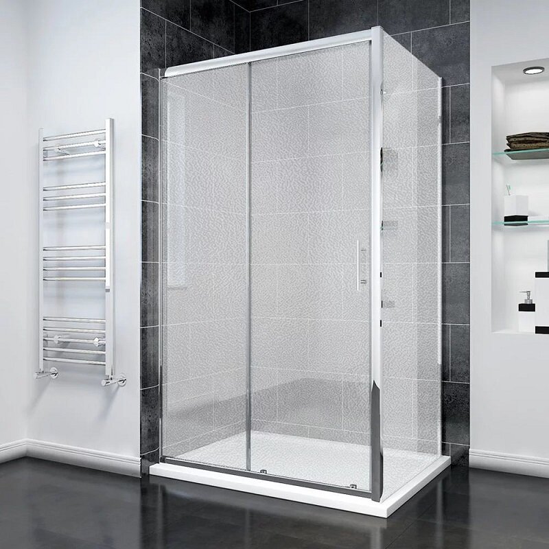 Изображение товара Душевой уголок Veconi Rovigo RV055-10070-02-C8 100x70 см стекло pear хром профиль