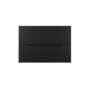 Изображение товара Тумба с раковиной Orange Line 80, подвесная, Li-80Tub/B03-800B, чёрный матовый Soft Touch (выставочный образец, отсутствует упаковка)