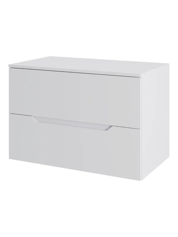 Изображение товара Подвесная тумба под раковину Orange Line Li-70TuwMDF 70 см белая матовая