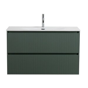 Изображение товара Тумба под раковину BelBagno UNO-MINI-1000-2C-SO-VO 100 см подвесная еловая матовая Италия