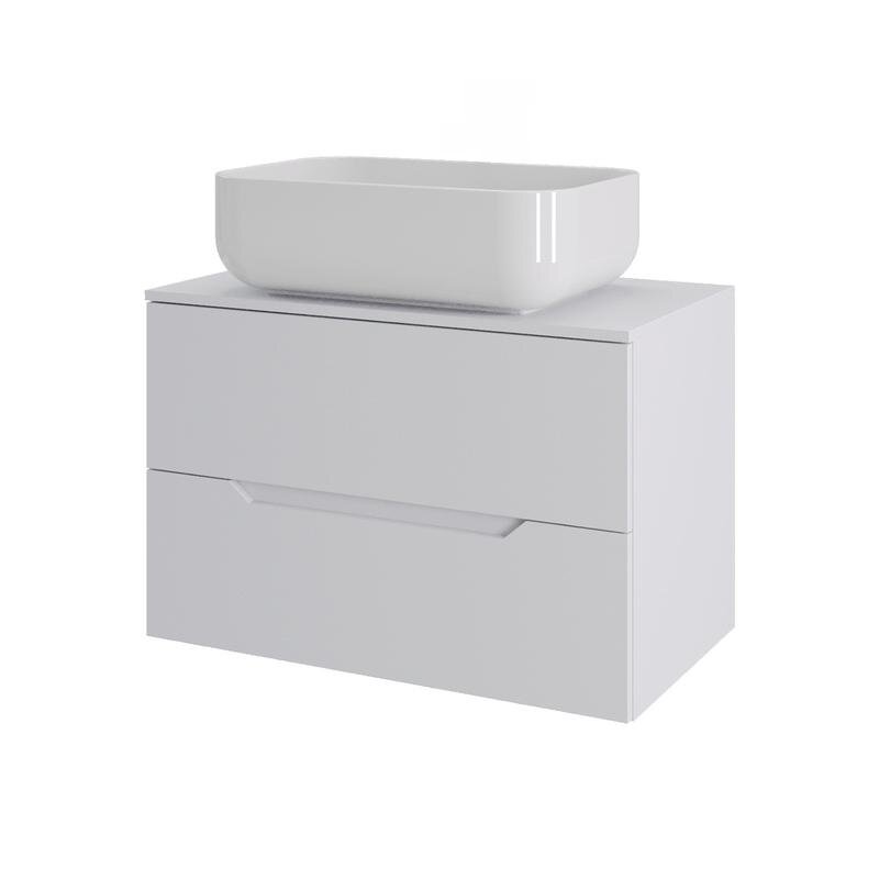 Изображение товара Тумба с раковиной Orange Line, 70 см подвесная белая матовая