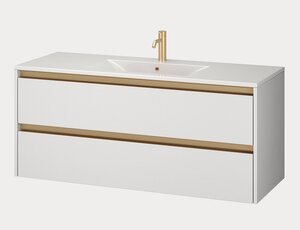 Изображение товара Тумба под раковину Sanvit Люксор kluxor2120, 120 см, подвесная, белый