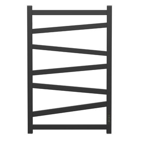 Изображение товара Полотенцесушитель электрический Apextermo Genesis GN00185BM, ширина 50 см, высота 80 см, диммер справа, цвет черный матовый