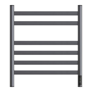 Изображение товара Полотенцесушитель электрический Apextermo Sfera SF00165GM, ширина 50 см, высота 60 см, диммер справа, цвет графит матовый