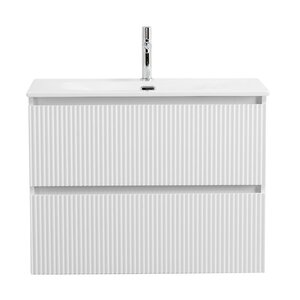 Изображение товара Тумба под раковину BelBagno UNO-MINI-800-2C-SO-BO, 80 см, подвесная, Bianco Opaco