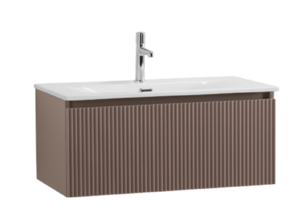 Изображение товара Тумба под раковину BelBagno UNO-800-1C-SO-СO, 80 см, подвесная, бежевая матовая