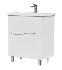 Изображение товара Тумба под раковину Volna tnVLN.FOS70.2Y-01, 70 см, напольная, белый