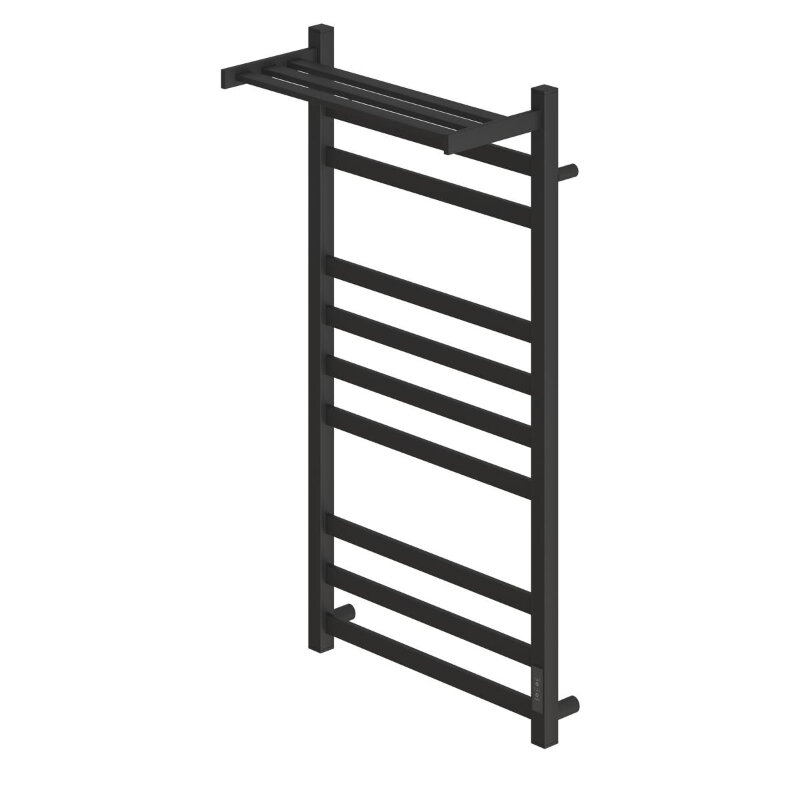 Изображение товара Электрический полотенцесушитель Apextermo Terra TR01105BM 50х100 см с полкой черный матовый