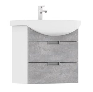 Изображение товара Тумба под раковину Volna Vario tpVARIO.Z70.2Y-09 70 см подвесная белая цемент