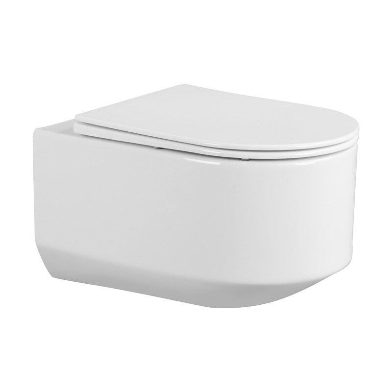 Изображение товара Подвесной безободковый унитаз Abber Bequem AC1130 с микролифтом и торнадо