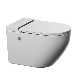 Изображение товара Подвесной унитаз Abber Bequem AC1126P с импульсным смывом и микролифтом