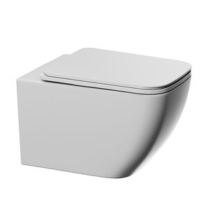 Изображение товара Подвесной унитаз Abber Ultra AC1303 безободковый с микролифтом для ванной