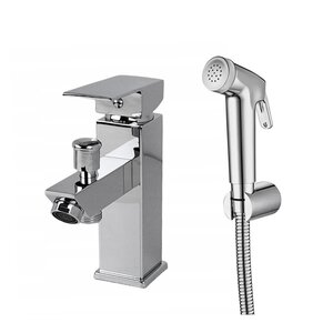 Изображение товара Смеситель Bronze de Luxe Simple BD980, для раковины с гигиеническим душем, хром