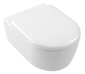 Изображение товара Подвесной унитаз Villeroy & Boch Skyla 5656CL01, смыв DirectFlush, сиденье микролифт, альпийский белый