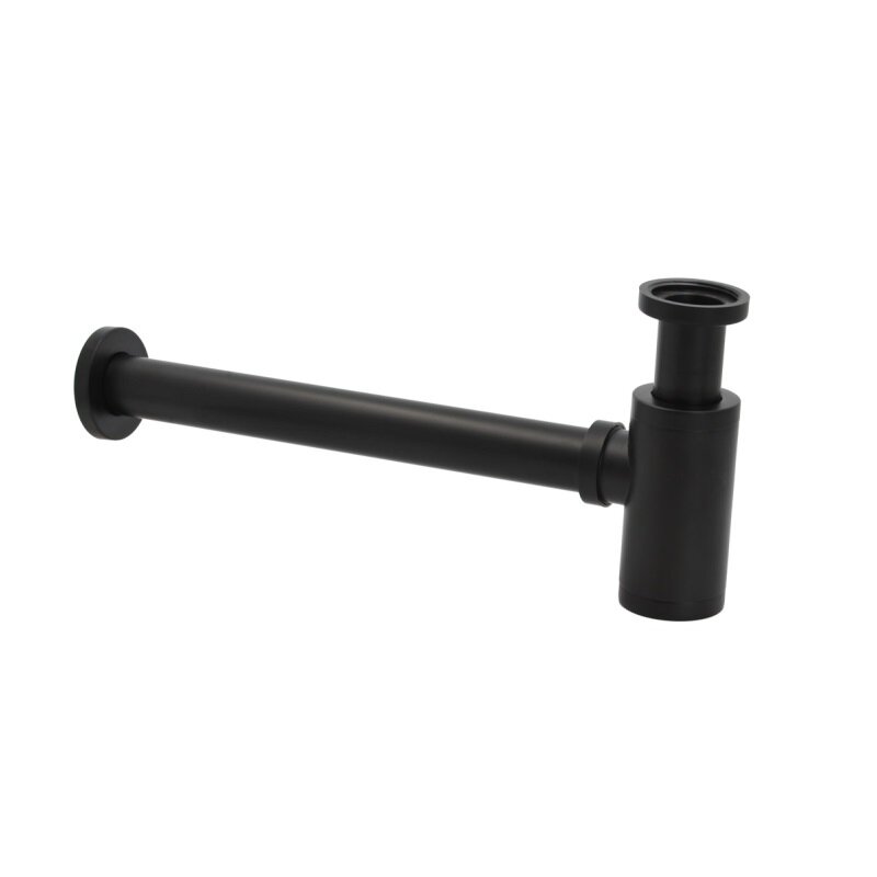 Изображение товара Сифон для раковины Bronze de Luxe Scandi 201B черный матовый латунь с гидрозатвором