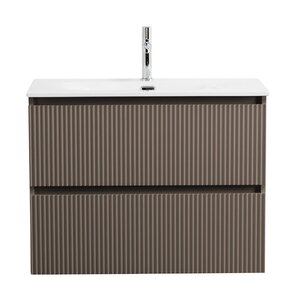 Изображение товара Тумба под раковину BelBagno UNO-800-2C-SO-СO, 80 см, подвесная, бежевая матовая