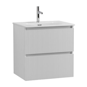 Изображение товара Тумба под раковину BelBagno UNO-700-2C-SO-BO 70 см, подвесная, эмаль Bianco Opaco/белая матовая