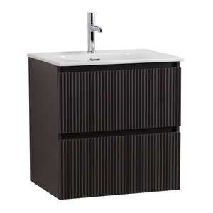 Изображение товара Тумба под раковину BelBagno UNO-700-2C-SO-GSO, 70 см, подвесная, темно-серая матовая