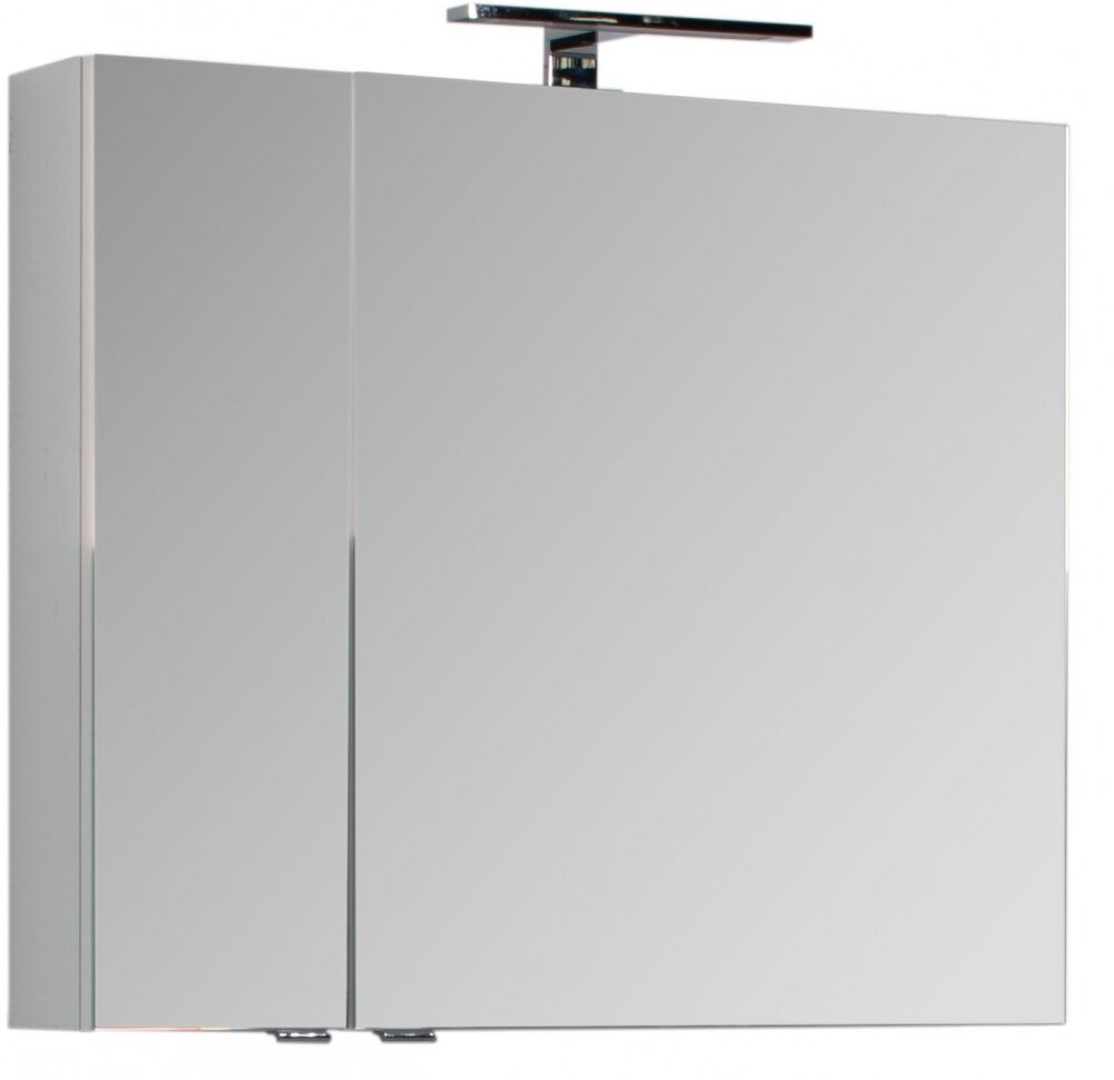 Изображение товара Зеркало-шкаф Aquanet Порто 80, подвесной, белый, без подсветки, Россия