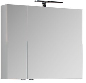 Изображение товара Зеркало-шкаф Aquanet Порто 80, подвесной, белый, без подсветки, Россия