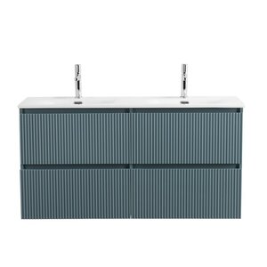 Изображение товара Тумба под раковину BelBagno UNO-1200-4C-SO-AO, 120 см, подвесная, голубая матовая