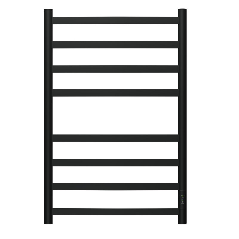 Изображение товара Полотенцесушитель электрический Apextermo Umbra UM00185BM, ширина 50 см, высота 80 см, диммер справа, цвет черный матовый
