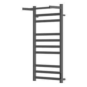 Изображение товара Полотенцесушитель электрический Apextermo Terra TR01105GM, ширина 50 см, высота 100 см, диммер справа, с полкой, цвет графит матовый