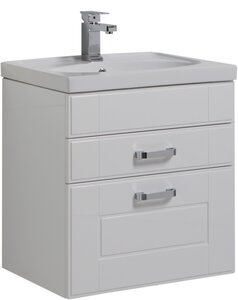 Изображение товара Тумба под раковину Aquanet Рондо 60 2 ящика, белый, 00189157