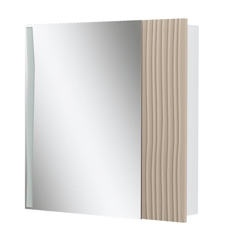 Изображение товара Зеркальный шкаф Volna Lotty szLOTTY80-13 с подсветкой, подвесной, 80 см, белый латте