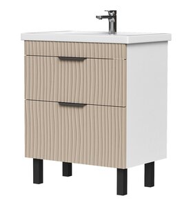 Изображение товара Тумба под раковину Volna Lotty tnLOTTY70.2Y-13, 70 см, напольная, белый, латте