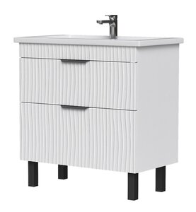 Изображение товара Тумба под раковину Volna Lotty tnLOTTY80.2Y-04, 80 см, напольная, белый