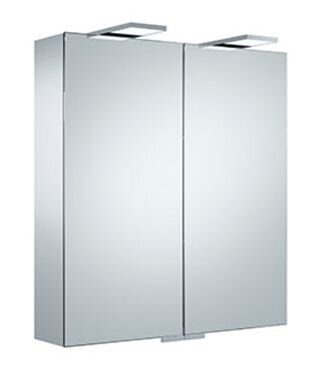 Изображение товара Зеркальный шкаф для ванной комнаты Keuco Royal 15 с подсветкой белый 65x72x15 см