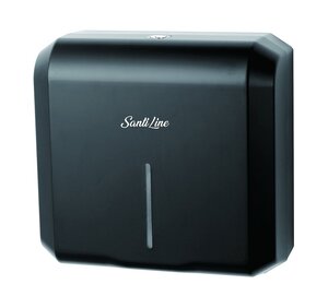 Изображение товара Диспенсер для бумажных полотенец SantiLine SL-8013, черный матовый