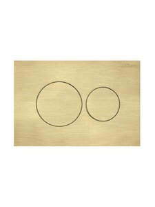 Изображение товара Клавиша смыва Cezares Pneumatic PN1-BTN-BORO, пневматическая, цвет брашированное золото