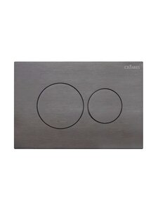 Изображение товара Клавиша смыва Cezares Pneumatic PN1-BTN-GM, пневматическая, цвет оружейная сталь