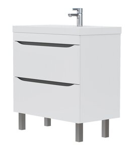 Изображение товара Тумба под раковину Volna Prime tnPRIME80.2Y-01, 80 см, напольная, белый