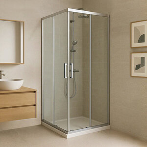 Изображение товара Душевой уголок Royal Bath RB7075HPD-T-ST 75 х 70 см, стекло прозрачное, профиль сатин