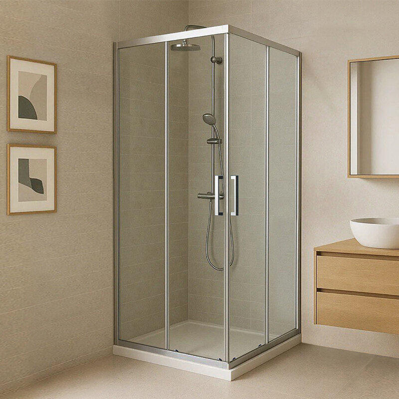 Изображение товара Душевой уголок Royal Bath RB7080HPD-T-ST 80х70 см с раздвижными дверями