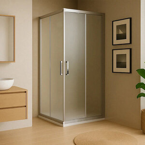 Изображение товара Душевой уголок Royal Bath RB7080HPD-C-ST 80 х 70 см, стекло матовое, профиль сатин