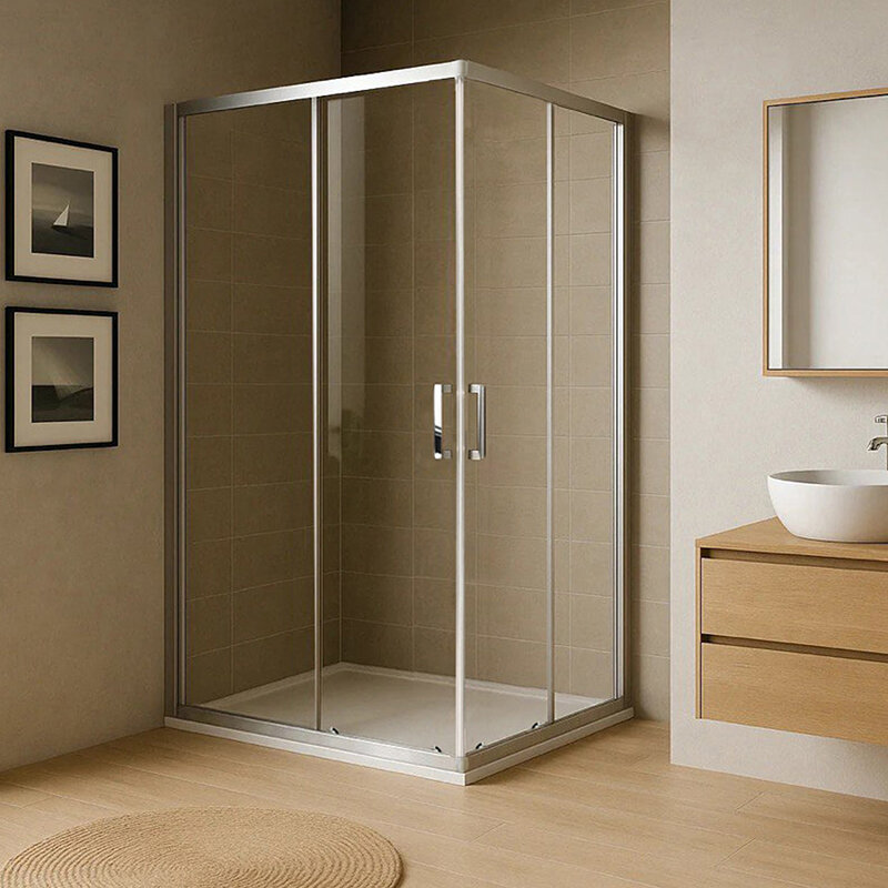 Изображение товара Душевой уголок Royal Bath RB7090HPD-T-ST 90 х 70 см с раздвижными дверями