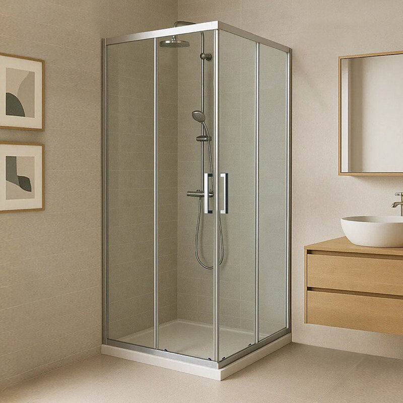 Изображение товара Душевой уголок Royal Bath RB8590HPD-T-ST 90x85 см стекло прозрачное