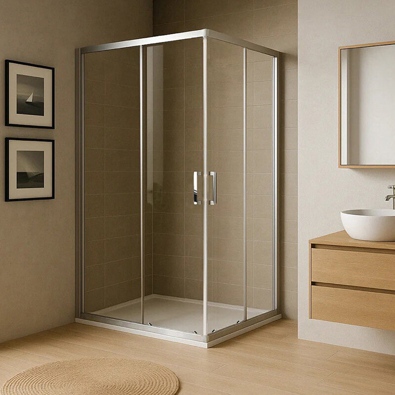 Изображение товара Душевой уголок Royal Bath RB7095HPD-T-ST 95x70 см стекло прозрачное сатин профиль