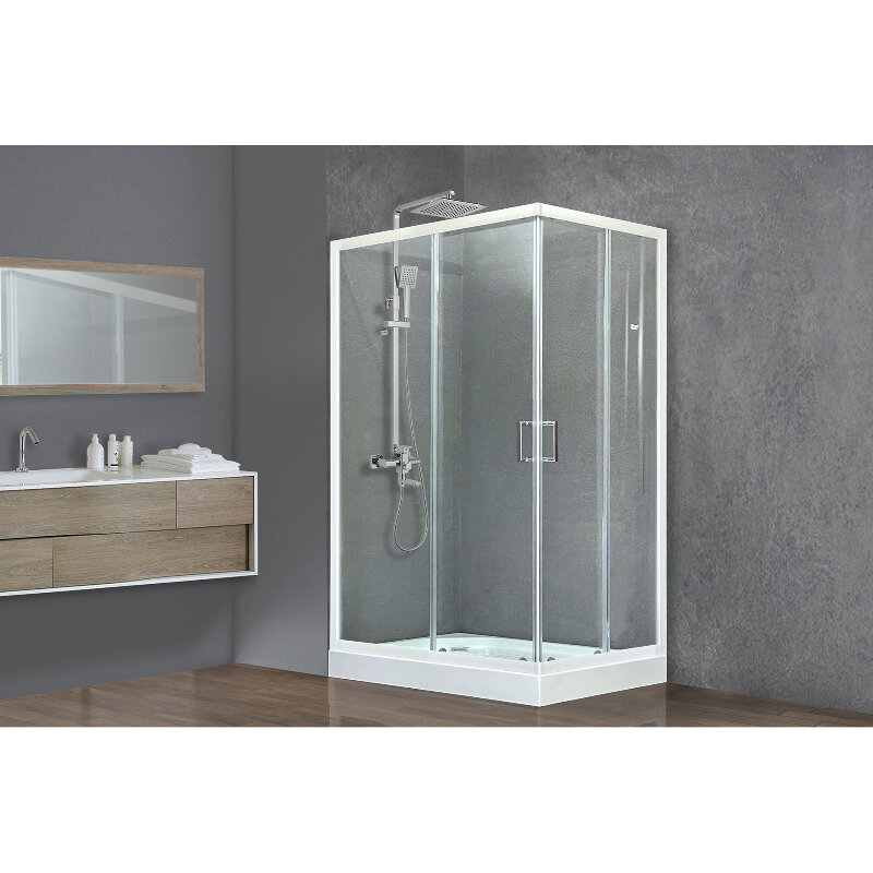 Изображение товара Душевой уголок Royal Bath HP RB8120HP-T-L 120x80 см с раздвижными дверьми и прозрачным стеклом